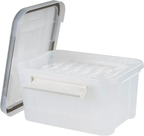 Miniatura 17 de IRIS USA 4 x 6 pulgadas, fabricado en Estados Unidos, paquete de 2 organizadores de fotos y caja de almacenamiento de imágenes con asa, 12 fundas