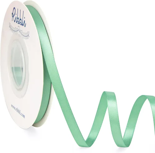 Miniatura 147 de Ribbli - Cinta de satén de doble cara dorada, 1 pulgada x 25 yardas, uso para ramo de lazos, envoltura de regalos, decoración de boda Dorado