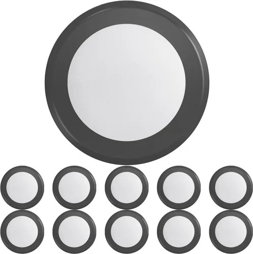 Miniatura 11 de Sunco Paquete de 24 Luces de Disco LED de 4 Pulgadas, Luces Empotradas de Disco de Montaje al Ras para Techo, 650 LM, CCT Seleccionable