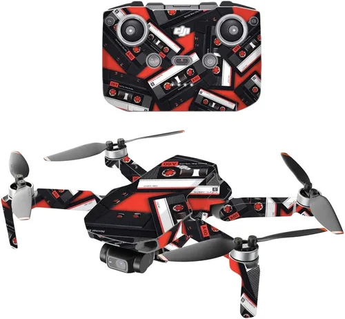 MightySkins - Compatible con DJI Mini 2 Dron portátil - Mixtape | Funda protectora de vinilo duradera y única | Fácil de aplicar, quitar y cambiar