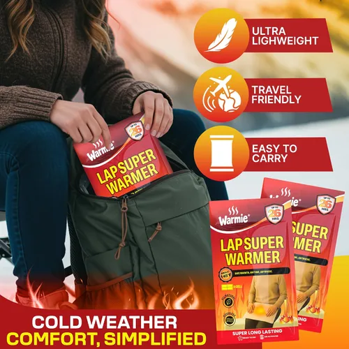 Miniatura 5 de Warmie Super Warmer for Lap & Body Air‑Activated, Long‑Lasting Wider Size for Maximum Coverage All‑Natural, Odorless, Steady Heating for Cold