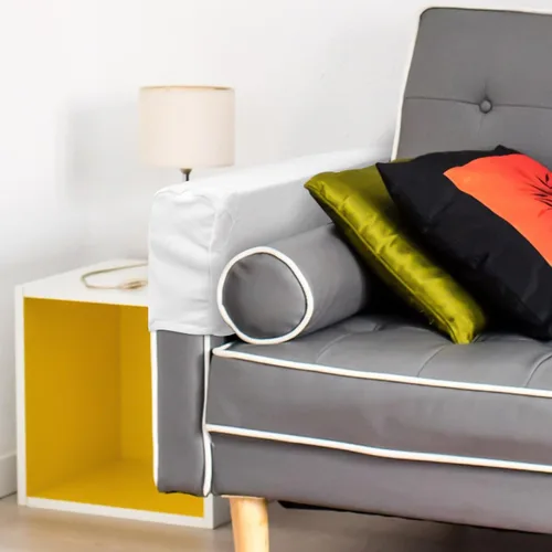 Miniatura 4 de 2 fundas antideslizantes para reposabrazos de sofá, funda elástica para sofá, sillón reclinable, protector de muebles