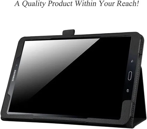 Miniatura 6 de Funda Folio Para Galaxy Tab A 8.0 2017 Modelo T380/T385, Funda Protectora De Cuero De La PU Premium Para Samsung Galaxy Tab A 8.0 Pulgadas 2017 Negro