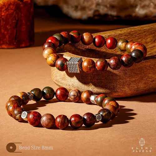 Miniatura 17 de Pulseras de cristal para mujeres y hombres, regalos de cumpleaños, hechas a mano de 0.236 in con cuentas de piedra para equilibrio de chakras