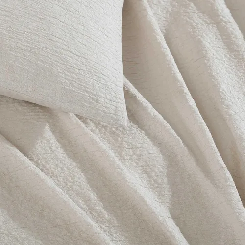 Miniatura 5 de Calvin Klein - Juego de funda de edredón tamaño King, ropa de cama texturizada súper suave con fundas a juego, decoración reversible del hogar