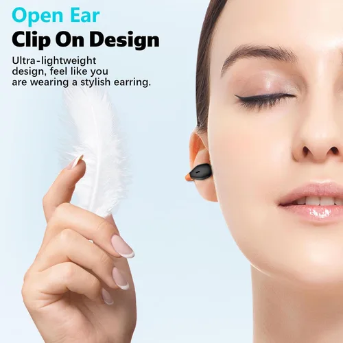 Miniatura 9 de Auriculares inalámbricos de oído abierto Clip seguro Auriculares deportivos conducción ósea Correr Auriculares Bluetooth Gaming Auriculares