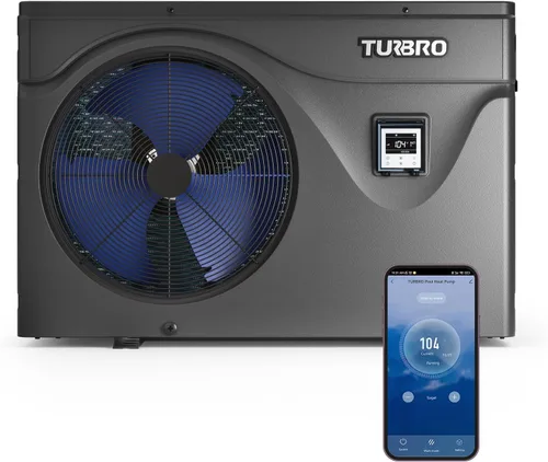 Miniatura 11 de TURBRO Bomba de calor para piscina, calentador de piscina de 18,000 BTU para piscinas sobre el suelo, hasta 6,000 galones, 5.5 COP