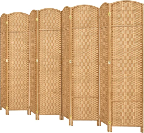 Miniatura 28 de HALLYBEE Separador de habitaciones, separadores de habitaciones y pantallas de privacidad plegables, pantalla de privacidad de 16 pulgadas, 3