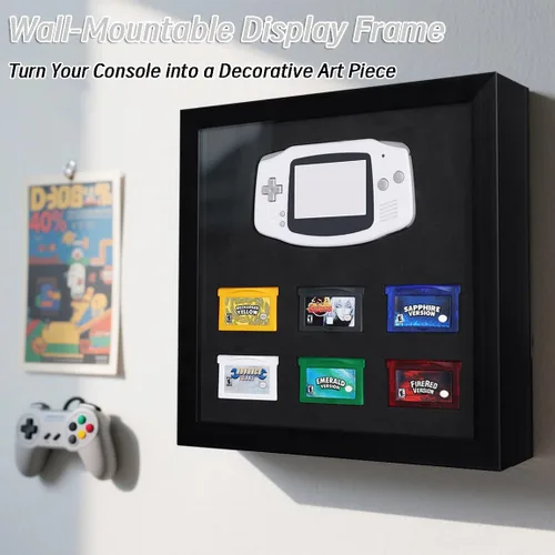 Miniatura 3 de Marco de Visualización Compatible con Consola de Juego Nintendo Game Boy Advance – Estuche de Almacenamiento y Visualización para Consola GBA y 6