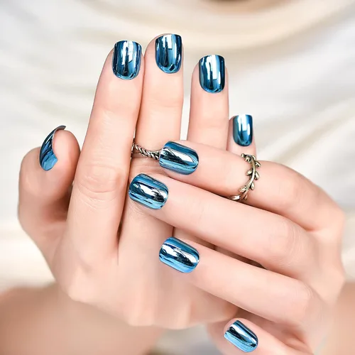 Miniatura 8 de Uñas postizas a presión suaves de color rojo morado oscuro, uñas postizas de color morado oscuro, uñas postizas reutilizables con acabado de gel UV