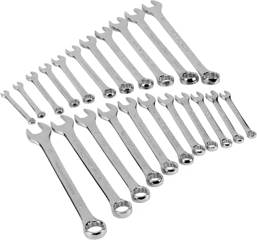 Miniatura 8 de Performance Tool W1084 Juego de llaves combinadas de 22 piezas (tamaño métrico y estándar) con estante organizador