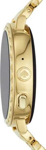 Miniatura 3 de Kate Spade New York - Reloj inteligente con pantalla táctil de acero inoxidable Scallop 2 para mujer, con notificaciones de frecuencia cardíaca