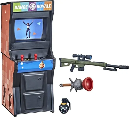 Fortnite Victory Royale Series Arcade Collection Máquina Arcade Naranja Juguete Coleccionable con Accesorios - A partir de 8 años, 6 pulgadas