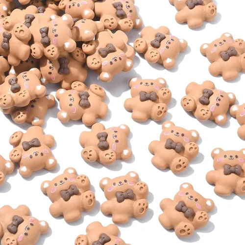 Miniatura 12 de LiQunSweet 50 unidades de taza de agua con forma de taza de agua, vaca, zanahoria, conejo, mono, cerdo, panda, gato, pollito, oso, cuentas