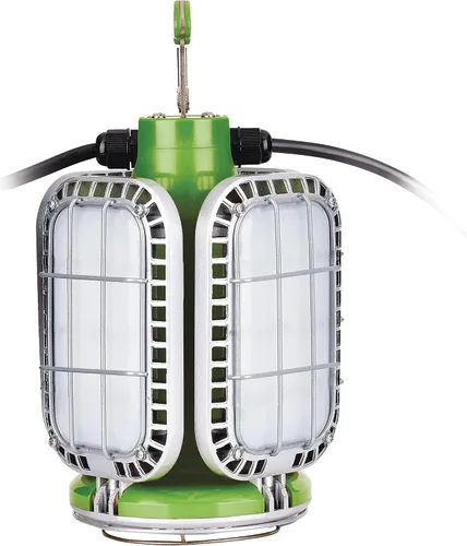 Miniatura 2 de PowerSmith PTLK516-130 - Luz de trabajo LED temporal de 16,000 lúmenes con 4 paneles pivotantes, gancho de metal de montaje rápido y cable