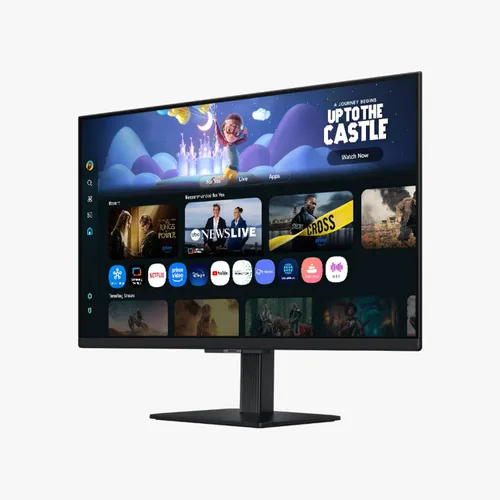 Miniatura 13 de Samsung Monitor inteligente FHD de 27 pulgadas serie M5 (M50F) con TV en streaming, altavoces, HDR10, Gaming Hub, múltiples puertos, rastreador