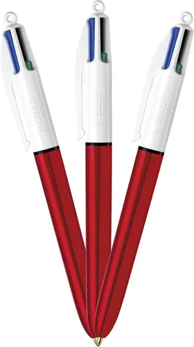 Miniatura 4 de BIC Bolígrafo retráctil Pro de 4 colores, surtido, paquete de 3