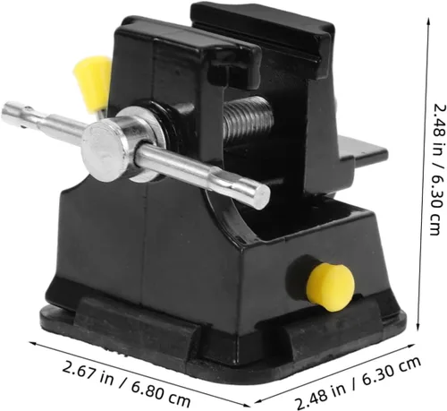 Miniatura 3 de DOITOOL 1 pieza de tornillo de banco pequeño abrazadera de mesa Herramientas de joyería Herramientas de encuadre de mesa Prensa taladro Prensa