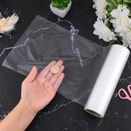 Miniatura 3 de Estabilizador de bordado soluble en agua transparente de 30 yardas de 7.87 pulgadas, compatible con la mayoría de los aros, rollos de película