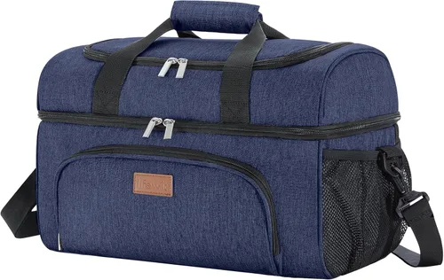 Miniatura 9 de Lifewit - Bolsa térmica aislada, hielera grande impermeable para 32/48 latas, bolsa de hielo portátil ligera de doble capa con lados suaves