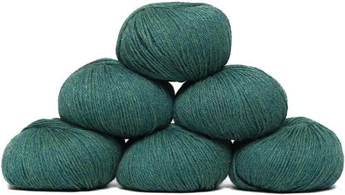 Miniatura 32 de 100% Hilo de Lana de Alpaca Bebé (Juego de 3 Madejas, 150 Gramos) Peso DK - Hecho en Perú - Celestialmente Suave y Perfecto para Tejer y Ganchillo