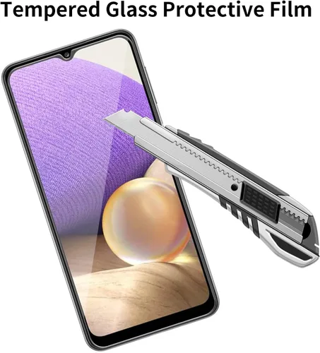 Miniatura 3 de Paquete de 4 protectores de pantalla de vidrio compatibles con Samsung Galaxy A32 5G [no para A32 4G] [dureza 9H] - Vidrio templado de pantalla HD