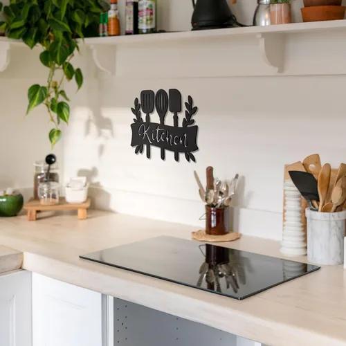 Miniatura 4 de Zzbakress Letrero de madera para cocina, decoración rústica de cocina de granja (estilo 2)