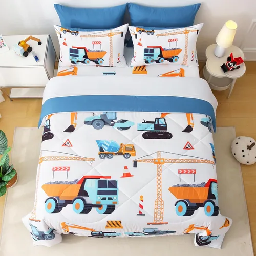 Miniatura 16 de Juego de edredón deportivo de 7 piezas para niños, suave y esponjoso, juego de ropa de cama de béisbol, tamaño individual con diseño de fútbol 3D