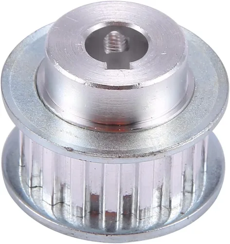 Miniatura 3 de 2 piezas de polea sincrónica de metal, rueda de transmisión de correa de motor S Cj0618, mini engranajes de torno de metal, engranajes de máquina
