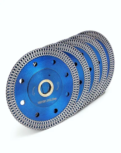 Miniatura 2 de Hoja de sierra de diamante de 4 pulgadas, hoja de porcelana súper fina para cortar baldosas de porcelana de granito de mármol (4 "-5 piezas)