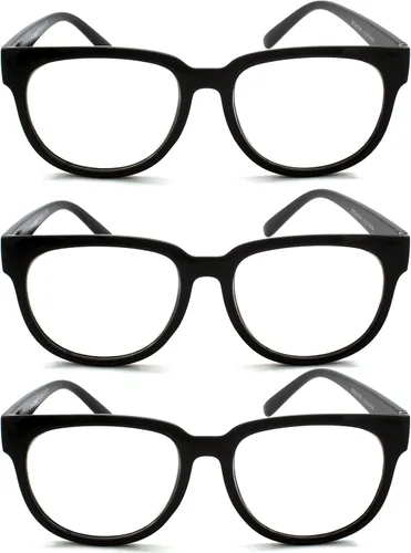 Miniatura 2 de Paquete de 3 lentes de lectura para mujer con marco de plástico elegante