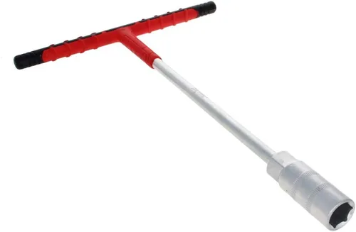 Utoolmart Mango en T recubierto de goma 0.591 in hexagonal hexagonal llave llave llave herramienta 1 unids 1pcs