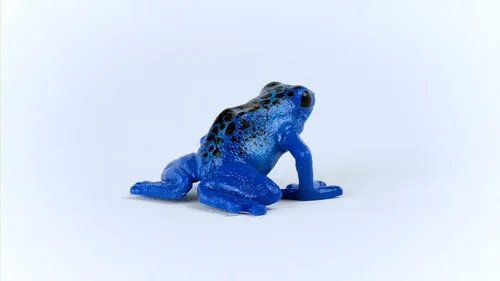 Miniatura 6 de Schleich Wild Life - Juguetes de selva tropical de animales salvajes para niños, juguete de rana de dardos venenosos, azul, edades 3+