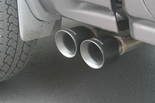 Miniatura 5 de Flowmaster 717787 Kit de escape FlowFX Cat-Back de 2.5 pulgadas en acero inoxidable con puntas negras de cerámica de 4 pulgadas compatible con Chevy