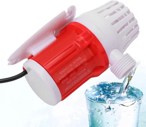 Miniatura 5 de Bomba sumergible de CC de 12 V (1200 L/H, 20 W), bomba de agua ultra silenciosa, bomba sin escobillas de conversión de alta frecuencia, bomba
