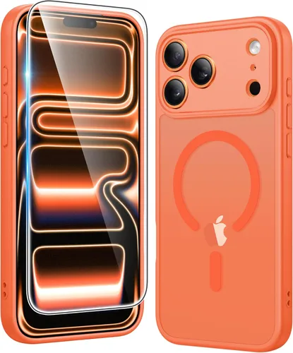 Miniatura 1463 de FNTCASE Funda para iPhone 13 Pro-Max: Fundas magnéticas transparentes compatibles con Magsafe Slim anti amarillamiento protección contra caídas