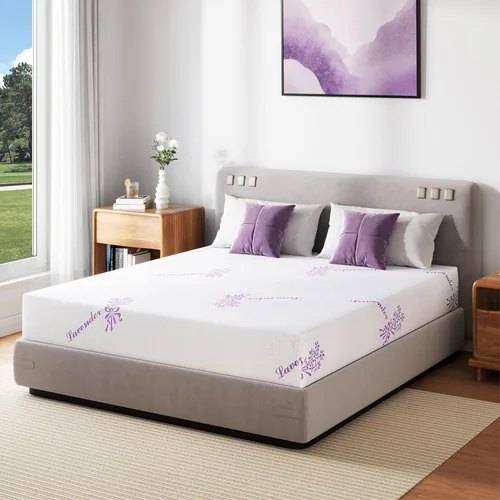 Miniatura 2 de EGOHOME Colchón tamaño individual de 6 pulgadas, espuma viscoelástica mediana con gel de té verde, alivio de presión, comodidad de adaptación