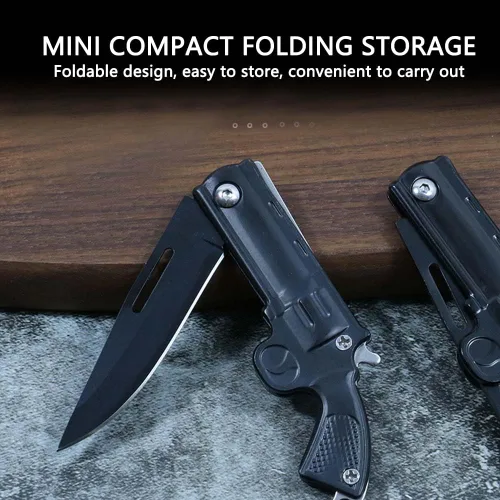 Miniatura 3 de Creative AK Cuchillo plegable portátil, cuchillo plegable de alto carbono de 5.9 pulgadas para exteriores, senderismo, camping, regalo para hombre