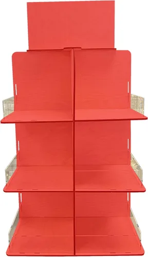Miniatura 9 de Soporte de exhibición giratorio de 4 lados versátil para dulces, aperitivos, mermeladas, productos y más - Ideal para ferias artesanales, mercados