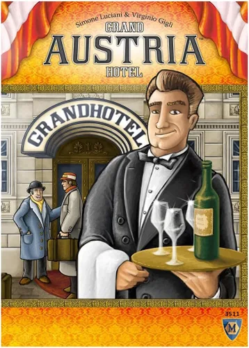 Lookout Games Grand Austria Hotel Juego de mesa | Juego de estrategia de selección por turnos de acción para adultos y niños | Edades 12+ | 2-4