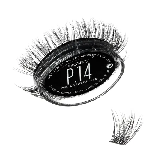 Miniatura 15 de Lashify Plushy - Pestañas postizas de 10 mm de gasa en negro, pestañas falsas fáciles de hacer DIY para un aspecto voluminoso pero aún natural