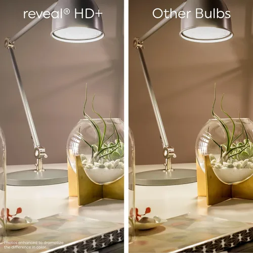 Miniatura 5 de GE Lighting Bombillas LED regulables GE Reveal HD, A19 de uso general (bombillas LED de repuesto de 40 vatios), 350 lúmenes, bombillas de base