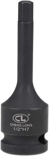 Miniatura 20 de uxcell Broca hexagonal de impacto de 1/2 pulgada x H8 (0.315 in), métrica de 3 pulgadas de longitud, uso de acero CR-MO con destornilladores