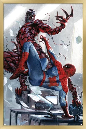 Miniatura 16 de Trends International Marvel Comics Carnage - Póster de pared de batalla con Spider-Man, 22.375 x 34 pulgadas, versión premium sin marco