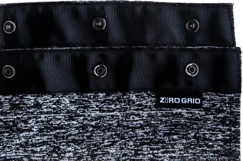 Miniatura 6 de Zero Grid Bufanda Infinity con bolsillos ocultos que se convierte en manta y envoltura, perfecta para viajes