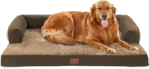 Miniatura 14 de Camas Ortopédicas para Perros de Tamaño Grande, Espuma de Celdas Impermeables tipo Huevera, Camas tipo Sofá para Perros Medianos para Jaula 35x22