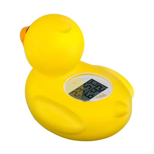 Miniatura 9 de b&h Termómetro para bebé, juguete flotante para baño de bebé, termómetro de agua con temperatura de seguridad (pato clásico)