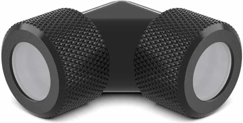 Miniatura 17 de PrimoChill 0.551 in Rígido SX 90 Grados Set de Montaje - Cobre Caramelo