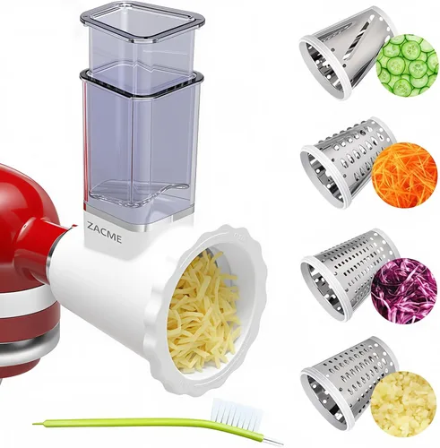 Accesorio actualizado de triturador de queso para batidoras de mano KitchenAid, máquina de ensalada con rebanador de verduras, máquina de ensalada,