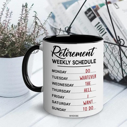 Miniatura 7 de WHIDOBE Regalo de jubilación – Regalo para hombres y mujeres de jubilación – Regalos para jubilados – Regalos de calendario semanal de jubilación